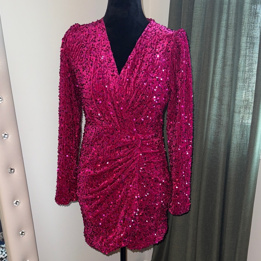 Hotty hot pink mini dress by love Riche